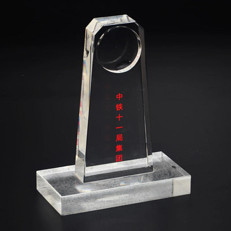 Acrylic Customization Shape And Clear Base  Plaques engraving Letter Plaque Award Business Souvenir Trophy Plexiglass