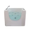 Acrylic thermostatic infant bath tub massage baby spa tubs for kid
