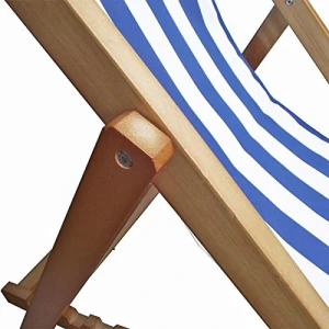 Adjustable Folding Beach Chair Wood Deck Chairs