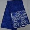 AG4374#10 Best quality nylon viscose french chemical sunflower guipure lace fabric