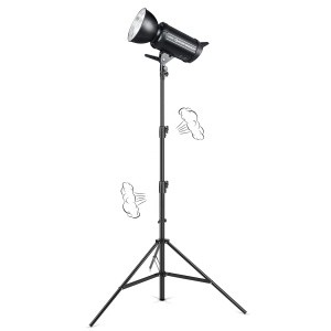 Air-Cushioned Light Stand Quick Stack  Heavy-Duty  Aluminum Photo Studio Light Stand