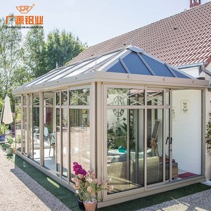 Aluminium Alloy European design  aluminium sunroom roof winter garden house