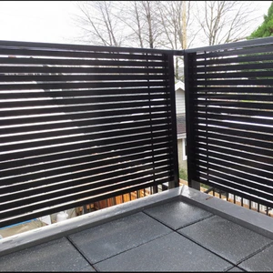Aluminum Slat Fence Sun Louvre Fences for Outdoor Building