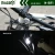 Import Aluminum smart 80lumen USB rechargeable 650mah battery 3w rear led bicycle light from China