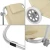 Import aluminum sun lounger with wheels foldable beach chair with sunshade from China