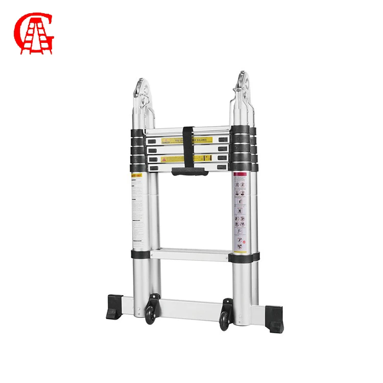 Aluminum Telescopic Ladder Adjustable Step Ladder
