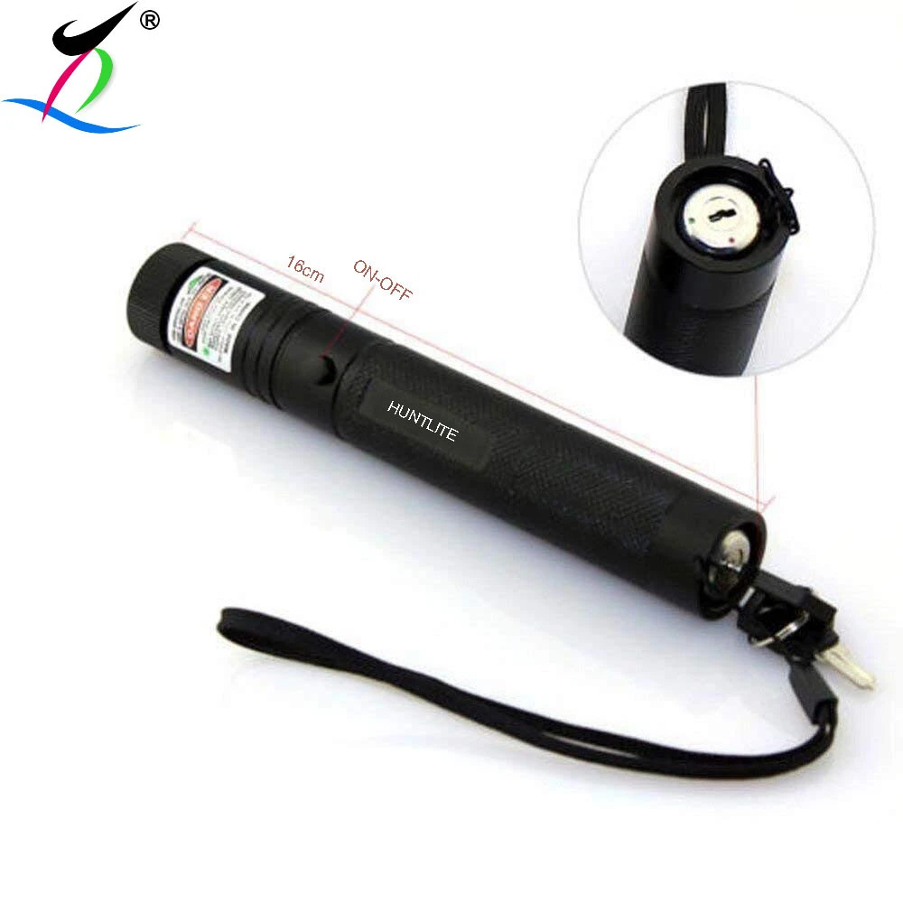 Amazon hot selling Portable Green  Laser Pointer Remote Pen Pointer Projector Travel Outdoor Flashlight kit with 18650 battery