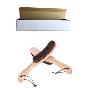 Amazon hot selling u-shape horse hair hat brush for cleaning