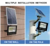 Anern high bright outdoor wall mounted solar light 100w