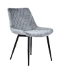 Anji modern restaurant Cafe barbershop Fabric Metal Leg Accent Dining Chair Side Chair