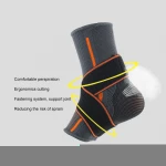 Ankle Support Sleeve Compression Adjustable Elastic Sports Basketball Ankle Brace