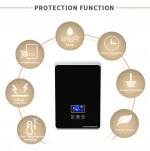 Anlabeier brand 220V CE kitchen bathroom mini tankless instant electric shower water heaters