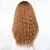 Import Anogol Kinky Curly Futura Fiber Lace Front Wig Brown Dark Root Synthetic Wigs With Middle Part from China