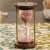 Import Antique Brass Decorative Metal Sand Timer hourglass 60 minutes Sand Clock Office Business Gift  Golden rotating Hour Glass from India