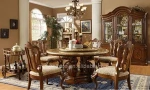 antique round dining tables and chairs