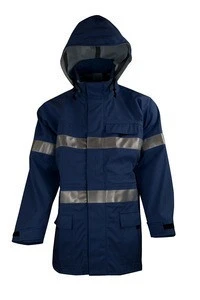 Arc flash rain wear/FR waterproof jacket/Arc flash protective raincoat