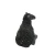 Import art  animal resin figures deocarive resin art black sheep statues realistic animal resin crafts for home decor or gift from China