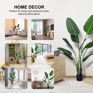 Artificial  Deliciosa Plant  Faux Tropical Plant Large Plant Artificial Indoor Decor for Porch  Dinning Room Bedroom
