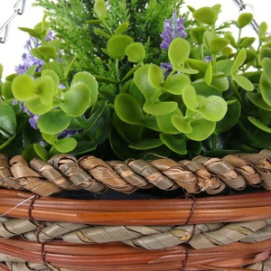 artificial flower pot baskets make a flower girl basket