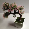 Artificial wholesale pine bonsai flower tree for home decor