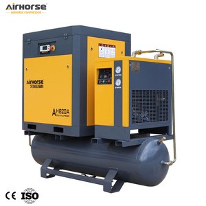 ASME Approved 15KW 20HP Industrial Rotary Screw Air Compressor Prices With 500 Liter Tank And Dryer
