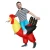 Import Attractive  Inflatable Red Rooster Costumes Dress Cock Animal Mascot Ride-on Blow-up Cosplay Party Decoration  for Adults from China