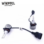 Auto Accessories Car Headlights LED 9006/HB4 Silver