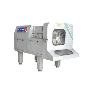 Automatic Frozen Poultry Meat Cube Cutting Machine Commercial frozen meat cut cube machine