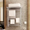 AVONFLOW  Chrome Wifi Control Electric Towel Radiator Bathroom Towel Rack