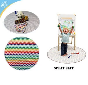 Baby high chair floor splat mat washable mat