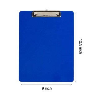 Back to school Student A4 Size Plastic Clipboard Stationery,yellow plastic clipboard Standard A4 Letter Clipboard Student