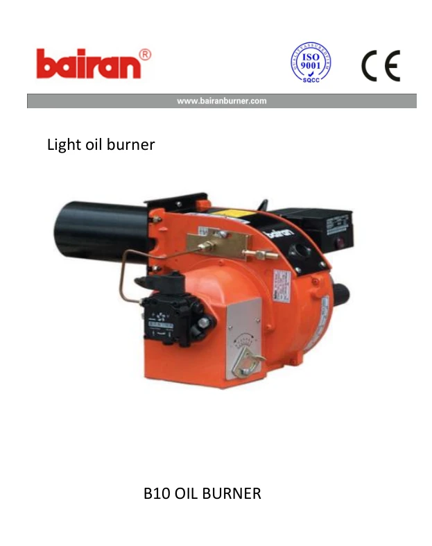 BAIRAN BURENR LIGHT OIL BURNER B14