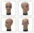 Import Bald Mannequin Head Brown Female Professional Cosmetology for Wig Making Display wigs eyeglasses hairs from China