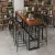 Import Bar desk household simple modern solid wood/marble bar table and chair high feet long narrow bar desk from China