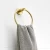 Import Bathroom Brushed Gold Round Towel Ring,Circle Towel Holder Solid Stainless Steel Wall Mounted Modern from China