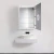 Import Bathroom Cabinet Wall Mounted Vanity Bathroom LED Mirror Cabinet Bathroom Furniture from China