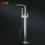 Import bathroom fittings faucet Filler Stainless Steel Floor Mount Bathtub Shower Faucet with Handheld Sprayer Brushed Nickel from China