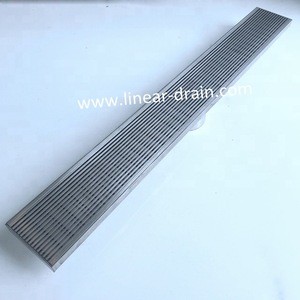 Bathroom long high-flow water drainage channels