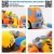 Import Battery Operated DIY Assemble Detachable Toy Excavator Truck from China