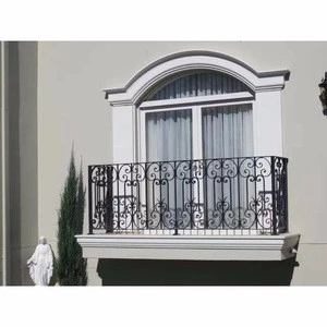 Beautiful American house safety modern iron window grill design balcony door