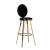 Import Beautiful furniture rose or golden chair king bar stools with high legs bar chair from China