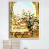 Beautiful pictures hand made  painted oil painting art by number oil