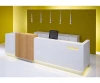 Beauty salon furniture hotel acrylic solid surface reception desk