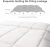Import Bed Comforter Queen Size Quilted Down Alternative Box Stitched Bedding Comforter Winter Warm White from China