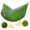 Best 2020 210T Nylon Camping Hammock OEM/ODM 2m Rope and 2pcs Carabiner Include