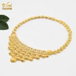 Best price of zinc alloy engagement custom jewelry necklace and earring sets for women