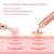 Import Best Seller Wholesale USB Rechargeable Anti Aging Natural Rose Quartz Pink 2 in 1 Electric Vibrating Jade Roller for Face from China