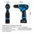 Import Best Selling in USA 12V 16.8V 21V 25V Lithium-Ion Battery Industrial Cordless Screwdriver Electric Power Tool Cordless Drill from China
