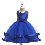best selling items white toddler vintage turkey wedding baby dress With Bottom Price