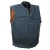 Import best stylish men&#039;s new arrivals denim vest high quality jeans fabric rock-star style wholesale price blue vest waistcoat from Pakistan
